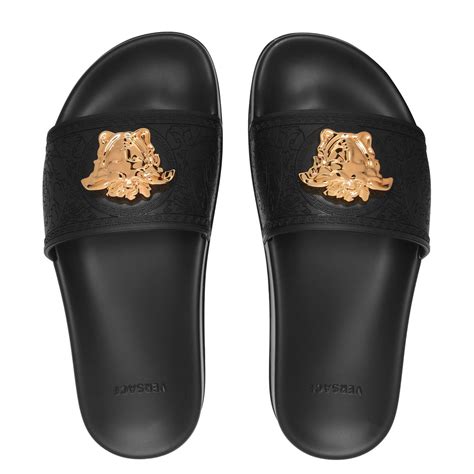 women's Versace pool slides